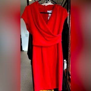 MaxMara Red Spring Summer Collection 2014 Dress